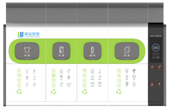 智能垃圾分类回收箱